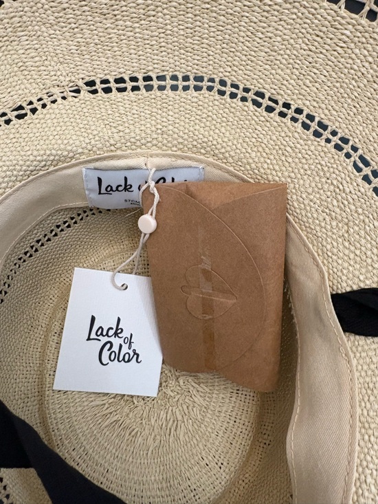 NWT  Lack of Color Paloma Lattice Boater Hat main image 5